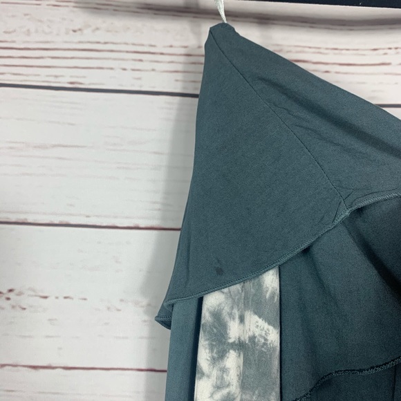 Aakaa Dress Strapless Tie Dye Flowing Charcoal - Picture 9 of 15